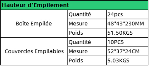 Poubelle de tri de 50L