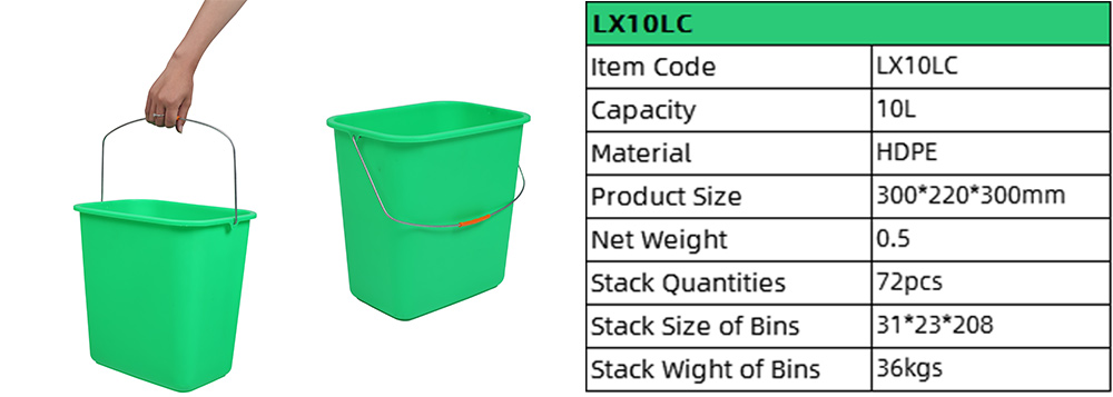 10L Commercial Waste Basket