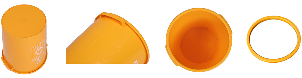 10L Pressing Ring Plastic Garbage Bin