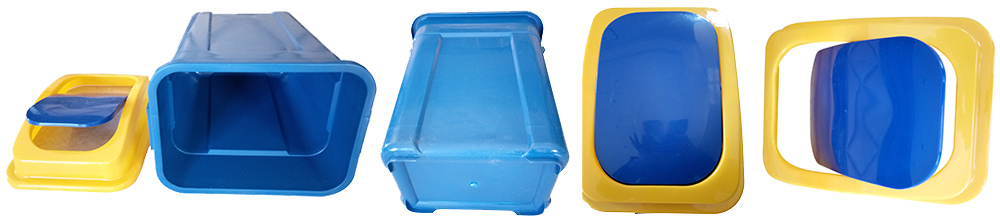 40L Rectangular Corridor Storage Bucket