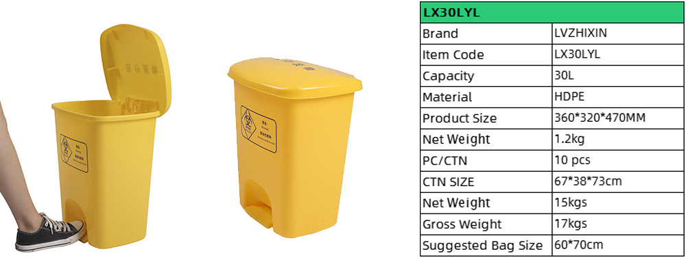 30L Doctor Office Trash Can