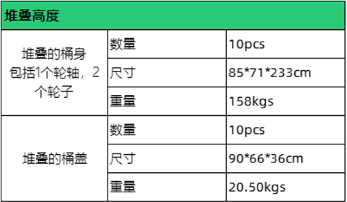 360升商場塑料垃圾回收桶