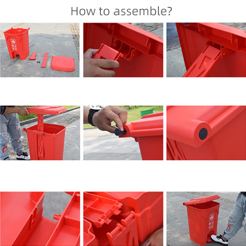 20L Hospital Waste Basket with Pedal